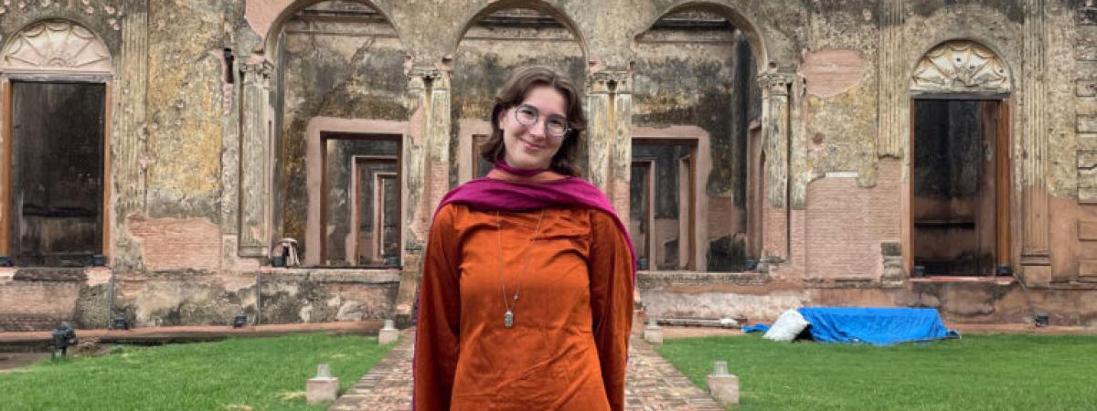 Margaux Johnstone in Lucknow, India