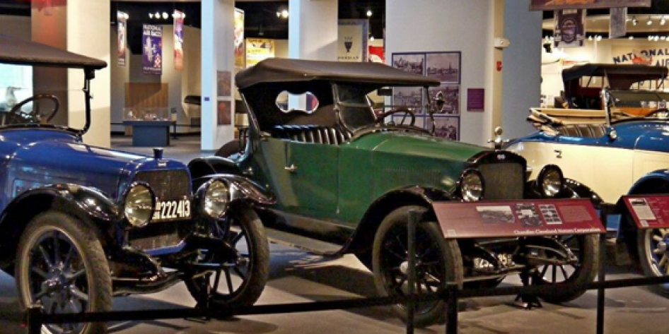 Cars at the Western Reserve Historical Society