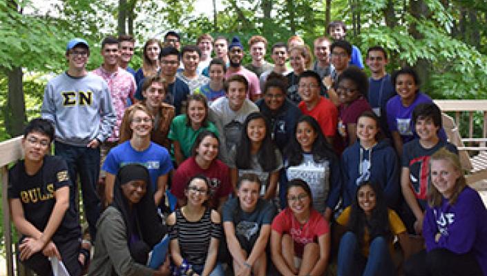 A group photo of CWRU Emerging Leaders program participants