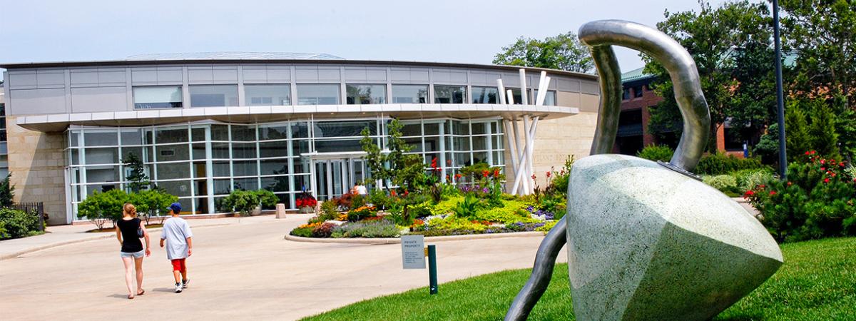 Entrance to Cleveland Botanical Garden.