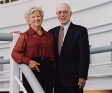 Eric and Jane Nord pose together for a photo.