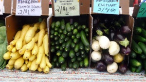 image of local vegetables for sale