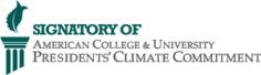 Signatory of American College & University Climate Commitment