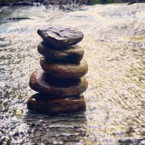 Photo of Rocks in a River