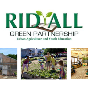 Rid-All Green Partnership logo with pictures of the Rid-All farm