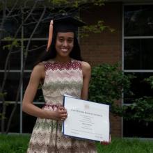 Milen graduation photo