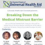 Flier on Conversation about Medical Mistrust