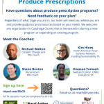 flier for PRx TA sessions with photos of the coaches
