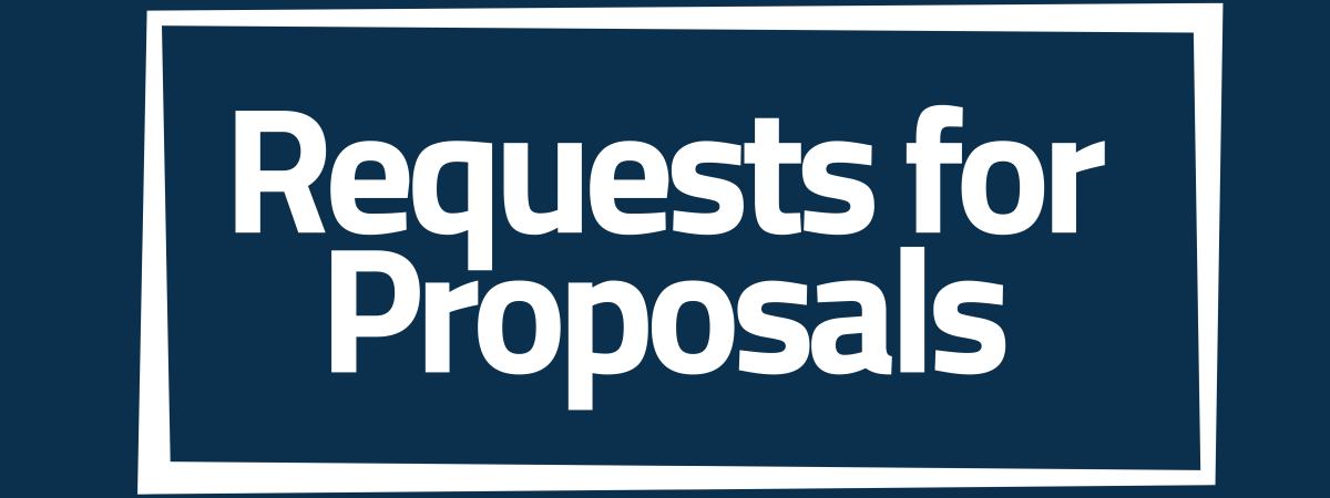 Request for proposals banner