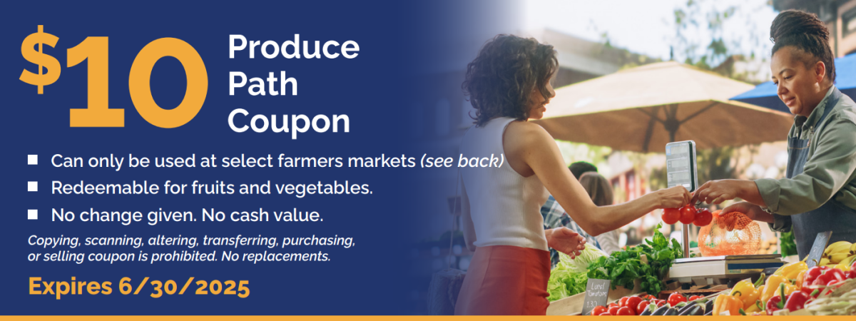 Image of the 10 Dollar Produce Path Coupon