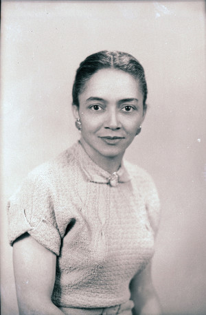 A photo of Jean Murrell Capers in the 1950s