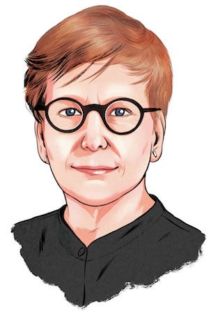 Illustration of Gina Gibney