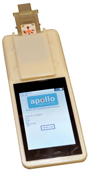 Apollo Medical Devices' single blood drop device for helping those on dialysis