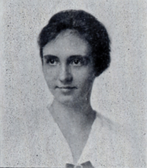 A headshot of Case Western Reserve student Helen Stevens, who graduated in 1919