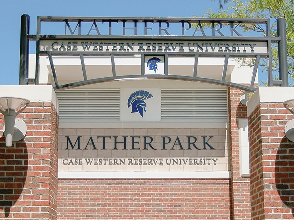 Photo of the sign for Mather Park