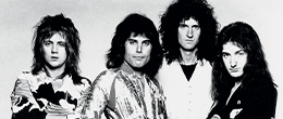Photo of 4 people in the rock band, Queen