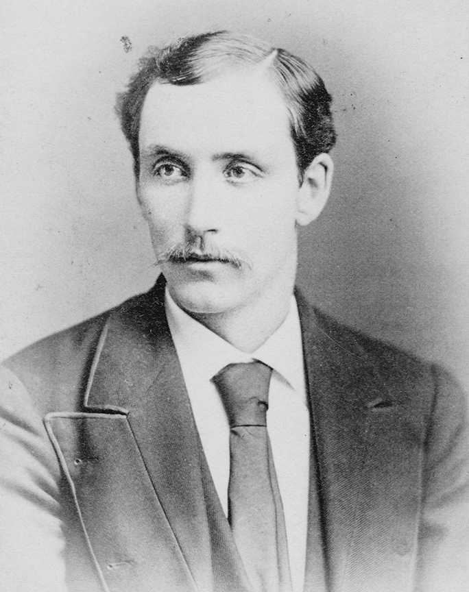 A black and white photograph of Clarence Emir Allen