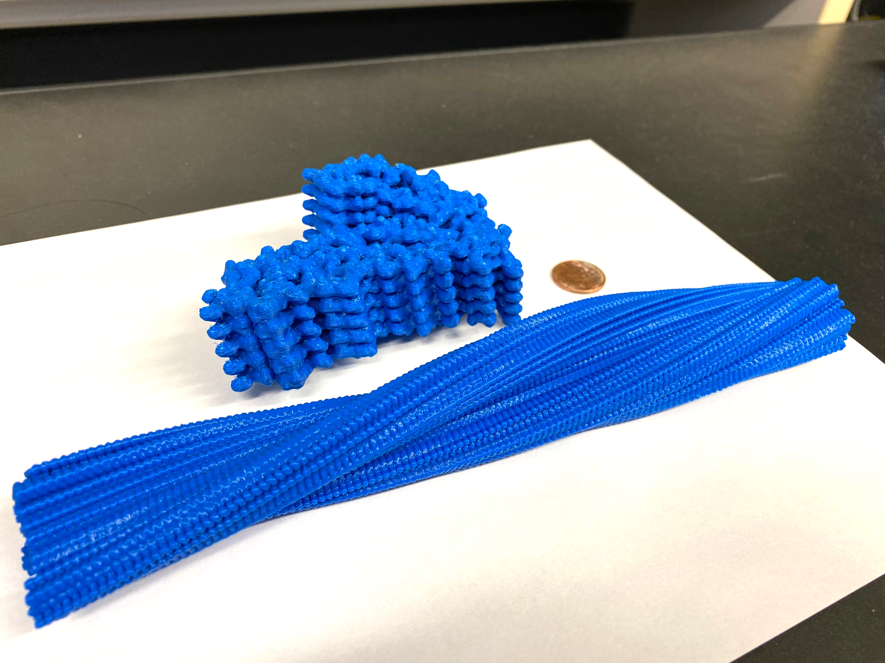 3D printed model of a protein