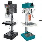 Three types of drill presses