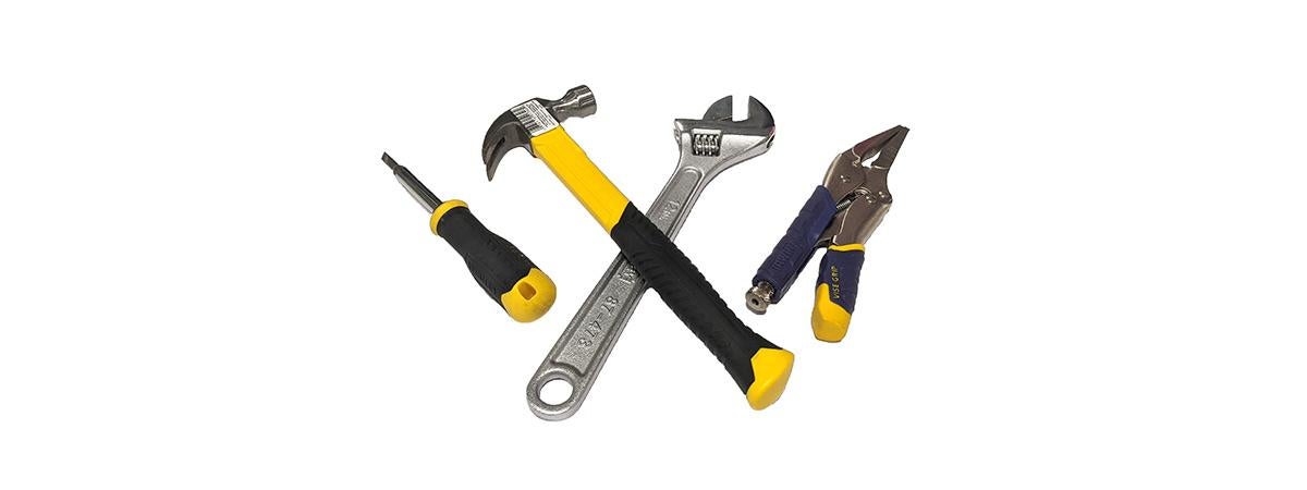 A few different hand tools that you can rent