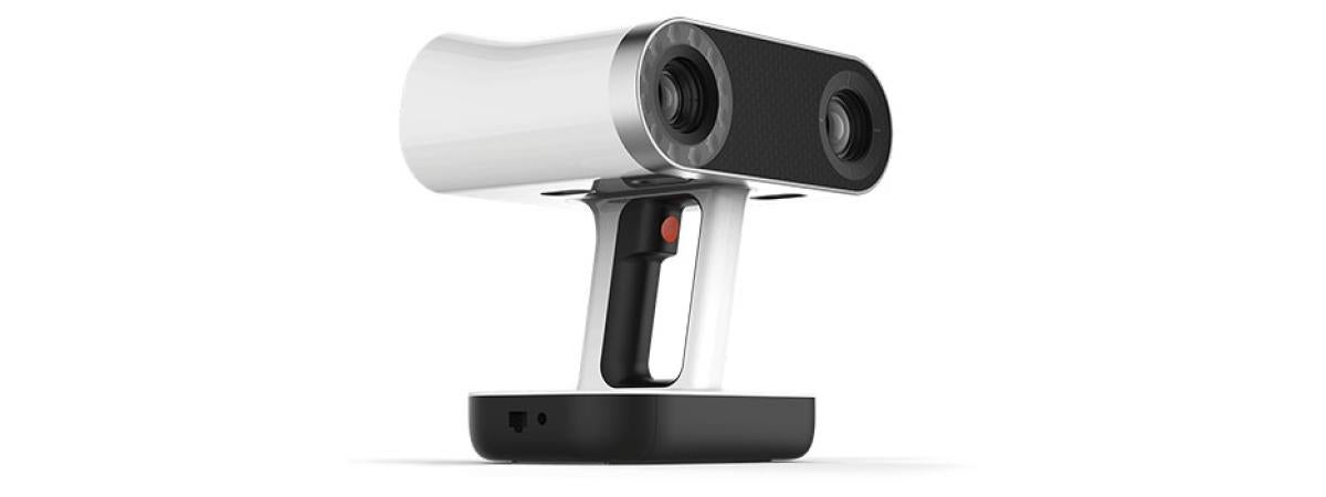 An Artec Leo 3D Scanner on a white background.