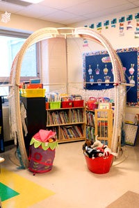 Arch in a children's classroom