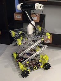 The prototype of the AIMbot robot