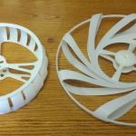 3D printed wind turbine prototype