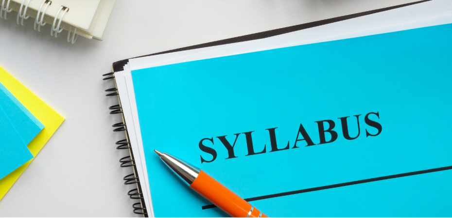 Image of Syllabus and Pen