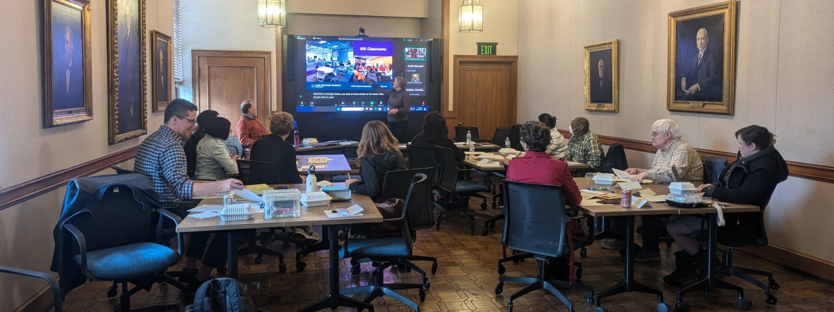 Group of people in conference room