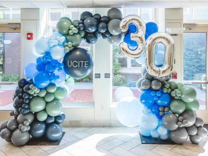 30th Anniversary UCITE Balloon Arch