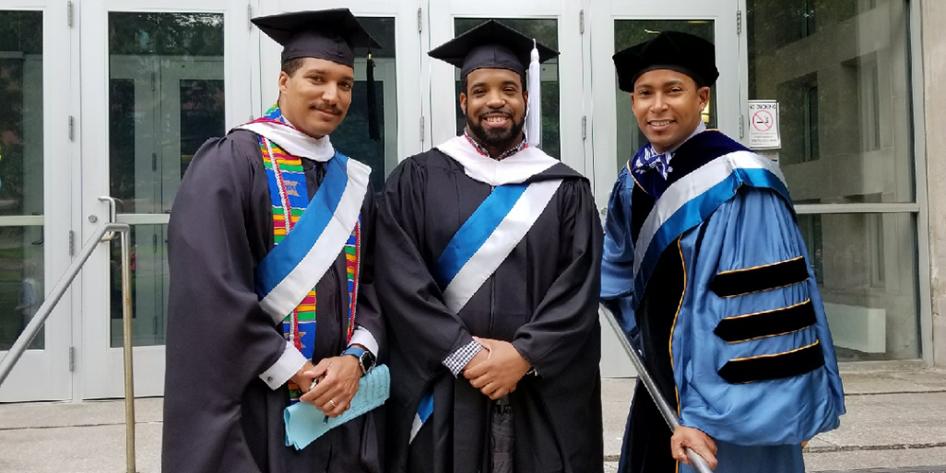 Case Western Reserve University 2017 Undergraduate Commencement Marshalls Greg Harris, John Killings, and John Stephens
