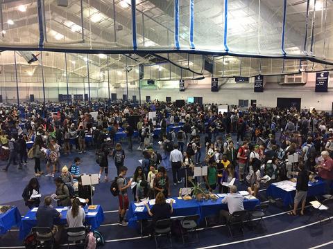 Aerial shot of the Choices Fair
