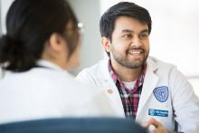 Pre-Professional Scholars Program in Medicine Case Western Reserve University Man and woman in lab coat taking