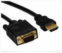 HDMI and VGA cable