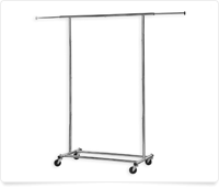 Single-sided coat rack