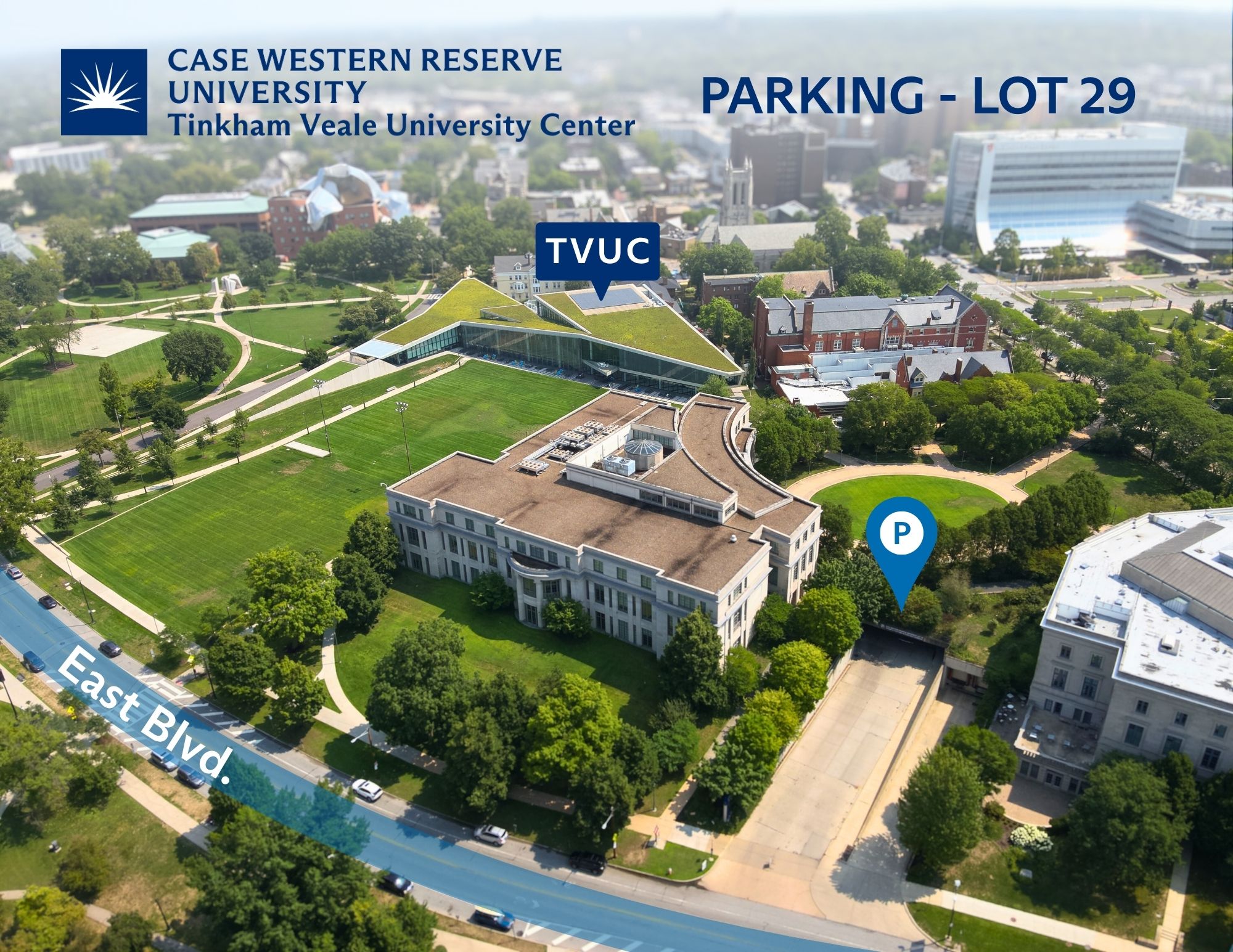 Arial Parking Map