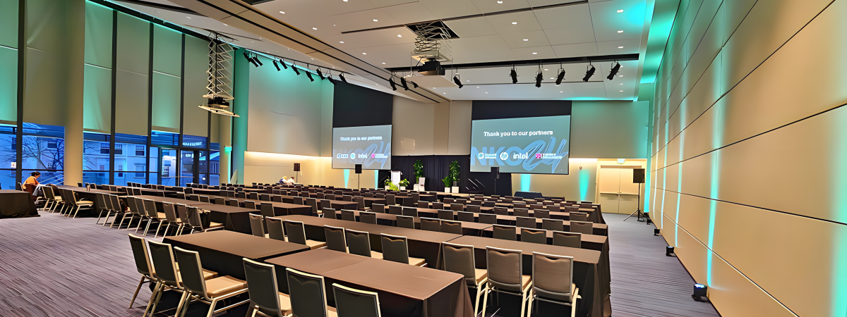 Ballroom Classroom at angle