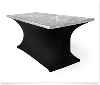 Aluminum top table