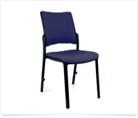 blue ballroom chair