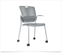 gray classroom rolling chair