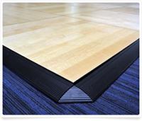 Image of maple wooden dance floor