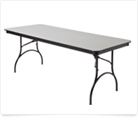 rectangular folding table