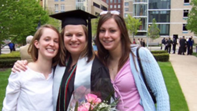 Students smiling