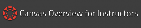 Canvas overview for instructors logo