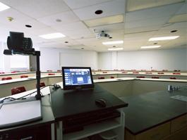 AW Smith 329 Classroom, empty room for TEC display