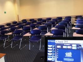 Clapp CLassroom empty for TEC Display
