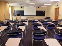 Clapp CLassroom empty for TEC Display, alternate view