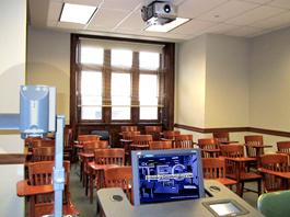 Clark CLassroom empty for TEC Display