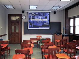 Clark CLassroom empty for TEC Display, alternate view